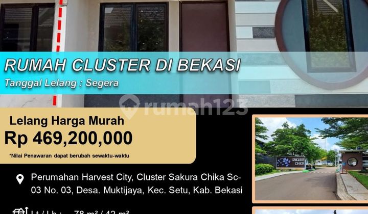 Rumah Cluster Modern Minimalis Menarik di Harvest City