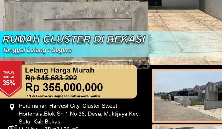 Rumah Cluster Minimalis Industrial di Harvest City