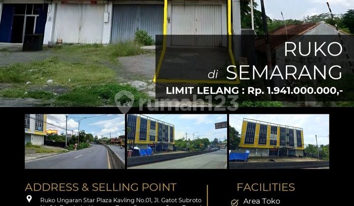 Ruko 3 Lantai Dekat Pusat Kota Ungaran Jawatengah