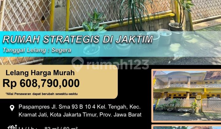 Rumah Nyaman 2 Lantai Siap Huni di Kramat Jati