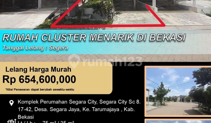 Rumah Cluster Bagus Menarik Nyaman di Bekasi