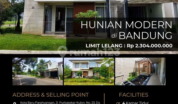 Rumah Mewah Lantai di Tempat Sejuk Nyaman dan Asri di Padalarang