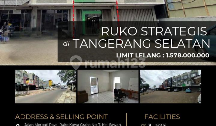 Ruko 3 Lantai, Letak Strategis, Parkir Luas dan Dekat Pusat Keramaian Ruko 3 Lantai, Letak Strategis, Parkir Luas dan Dekat Pusat Keramaian