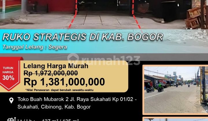 2-Story Shop House in a Strategic Location in Cibinong Bogor 1