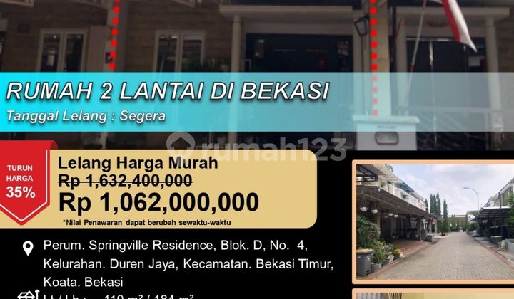 Rumah Nyaman di Lingkungan Asri di Bekasi Timur