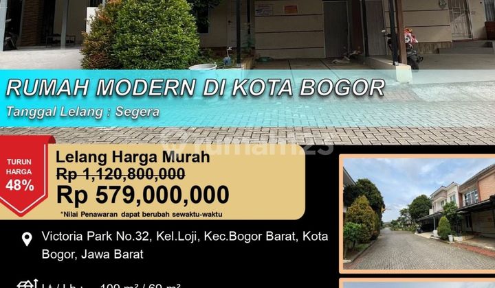 Rumah Hunian Eksklusive 2 Lantai Modern Murah di Kota Bogor