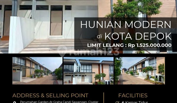 Rumah Modern Minimalis 2 Lantai di Kota Depok