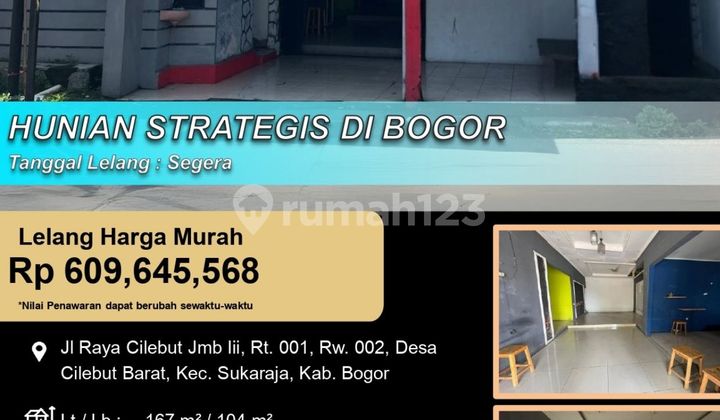 Hunian Strategis Siap Huni Luas di Cilebut