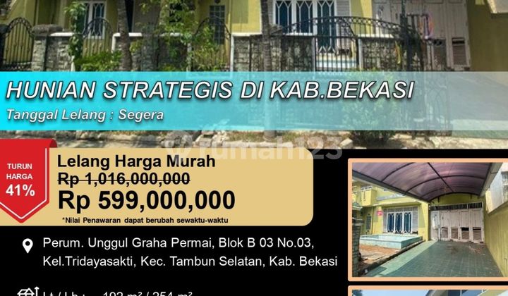 Hunian Bagus Besar dan Megah di Tambun Selatan