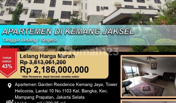 Apartemen Elite di Pusat Kota Kemang di Jakarta Selatan