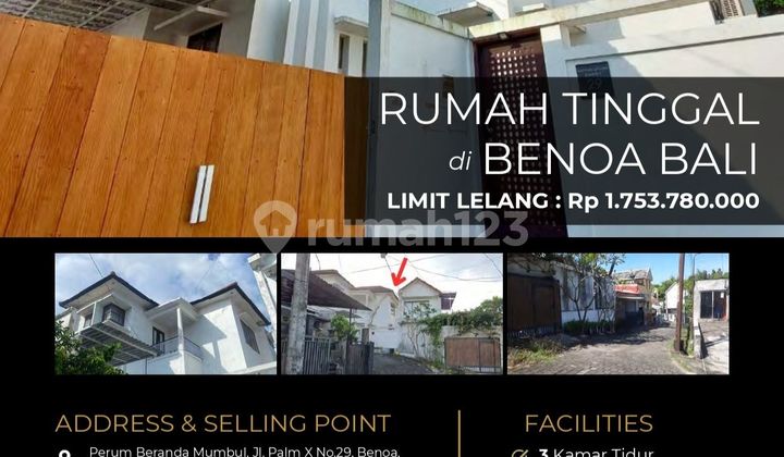 Rumah Modern Minimalis 2 Lantai di Benoa Bali