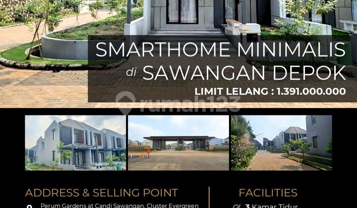 Smarthome Modern Minimalis di Tengah Cluster Smarthome Modern Minimalis di Tengah Cluster