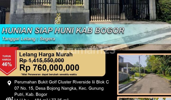 Hunian Siap Huni Luas Nyaman di Gunung Putri 1