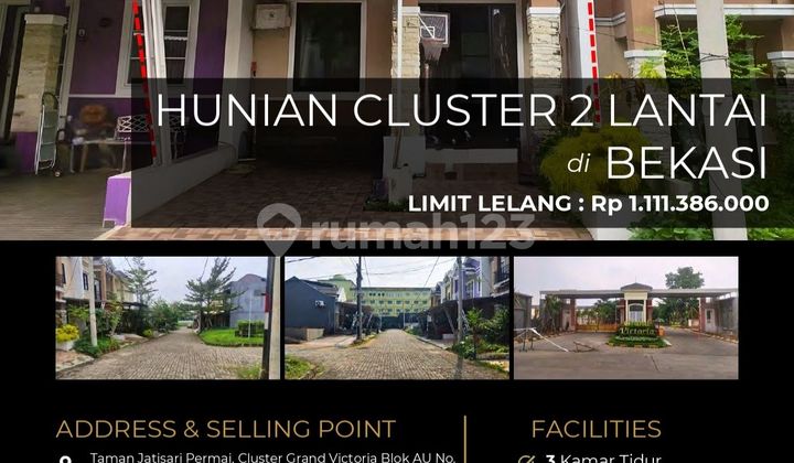 Hunian Cluster 2Lantai di Taman yang Asri