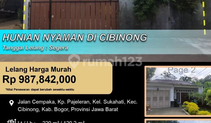 Comfortable Minimalist Spacious Residential House in Bogor Regency
