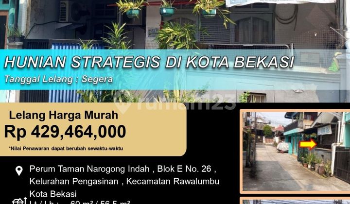 Rumah Huniah di Lokasi Strategis di Kota Bekasi