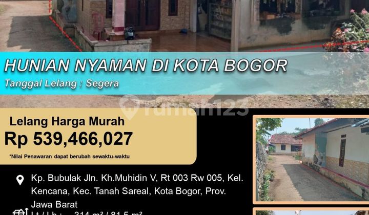 Hunian Nyaman Siap Huni di Lingkungan yang Asri Bogor