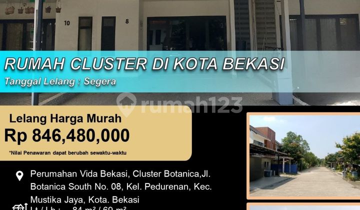 Rumah Cluster Bagus Modern Nyaman di Kota Bekasi