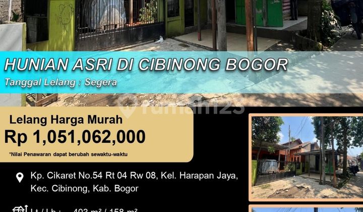 Rumah Luas dan Taman Lapang Asri di Cibinong 1