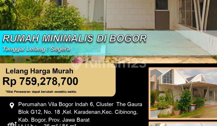 Rumah Minimalis 2 Lantai Siap Huni Bagus di Bogor 1