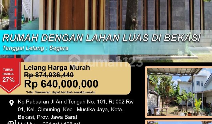 Rumah dengan Lahan yang Luas di Kota Bekasi