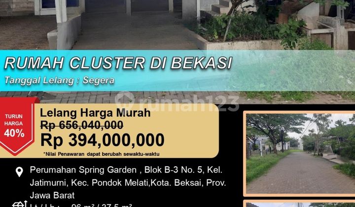 Rumah Cluster Siap Huni Bagus Nyaman di Bekasi Rumah Cluster Siap Huni Bagus Nyaman di Bekasi
