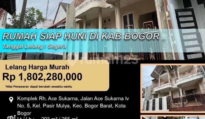 Rumah Siap Huni 2 Lantai Strategis di Bogor Barat Rumah Siap Huni 2 Lantai Strategis di Bogor Barat