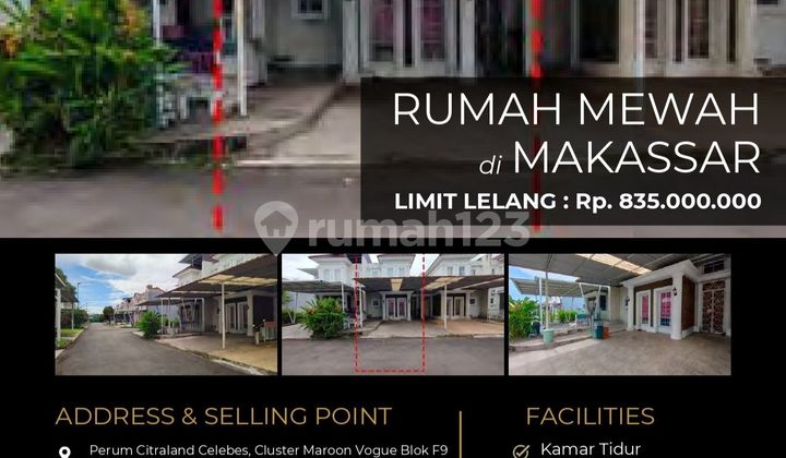 Rumah Siap Huni di Tengah Kota Strategis di Gowa