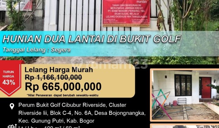 Hunian 2 Lantai Nyaman di Bukit Golf Cibubur Hunian 2 Lantai Nyaman di Bukit Golf Cibubur