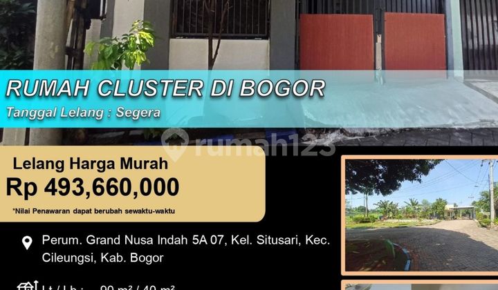 Rumah Cluster Nyaman Asri Aman di Cileungsi Rumah Cluster Nyaman Asri Aman di Cileungsi