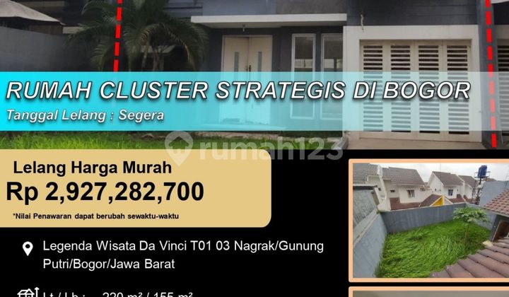 2-Story Cluster House Comfortable and Serene Strategically Located in Bogor