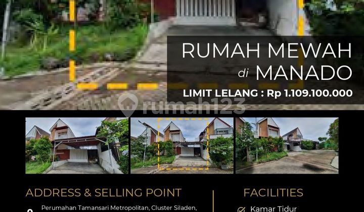 Rumah Nyaman dan Asri di Tengah Kota Manado