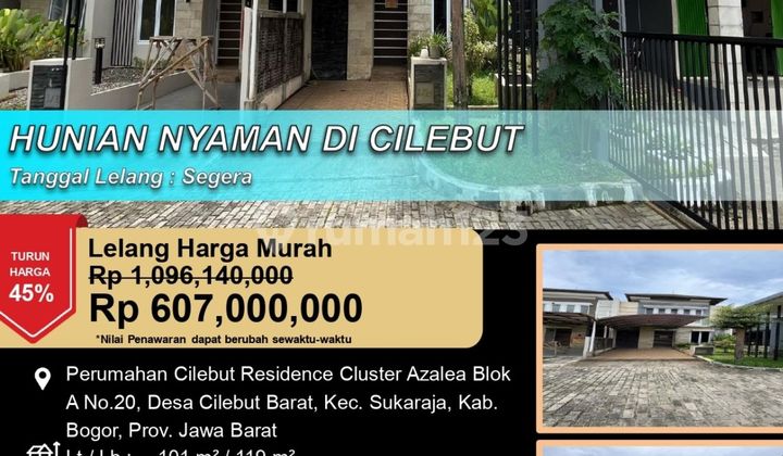Hunian Modern Minimalis 2 Lantai Nyaman Cilebut