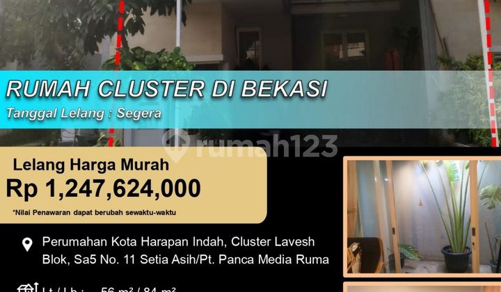 Rumah Cluster Siap Huni Nyaman dan Asri di Bekasi