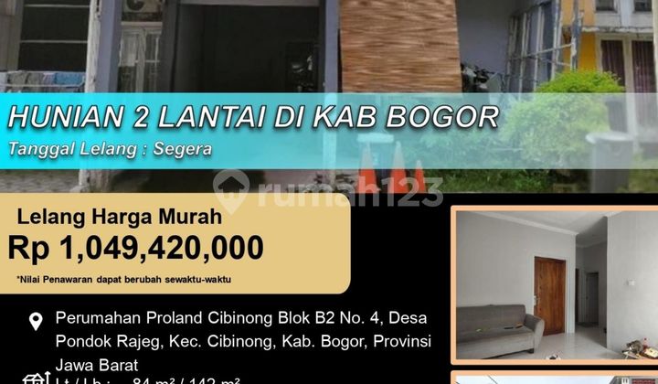 Rumah Modern Minimalis 2 Lantaikabupaten Bogor 1
