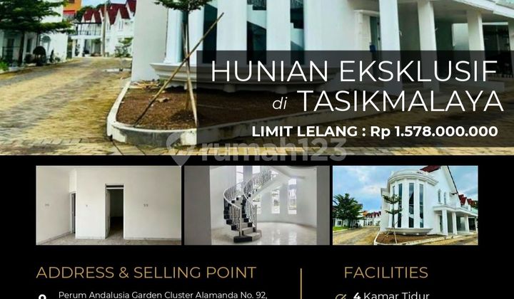 Rumah Mewah Megah Asri di Lingkungan Nyaman