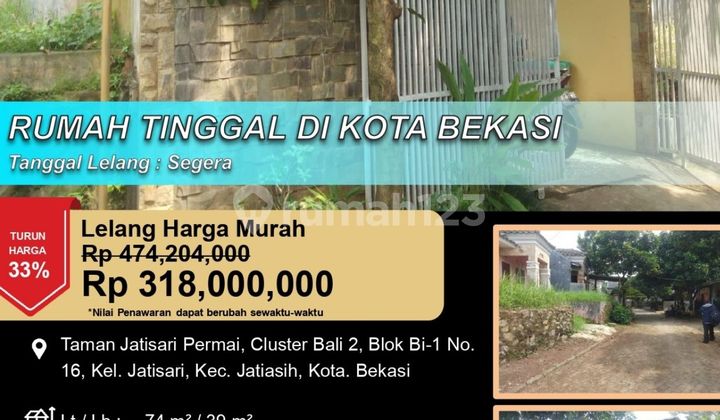 Rumah Tinggal Bagus Siap Huni di Taman Jatisari Permai Bekasi Rumah Tinggal Bagus Siap Huni di Taman Jatisari Permai Bekasi