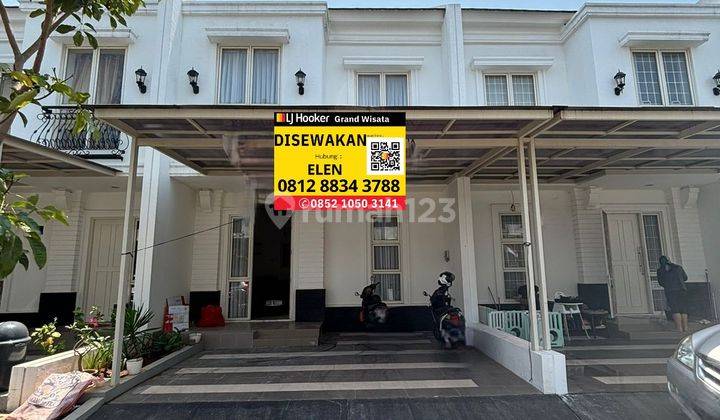 Disewakan Rumah 2 Lantai Full Furnished Bebas Banjir Akses Langsung Tol Tambun Grand Wisata, Bekasi 2