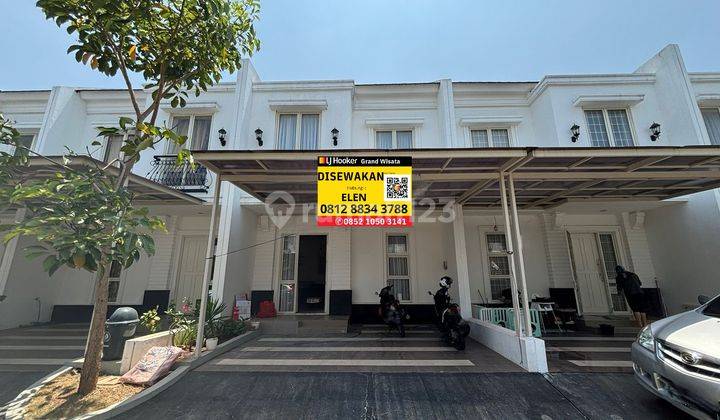 Disewakan Rumah 2 Lantai Full Furnished Bebas Banjir Akses Langsung Tol Tambun Grand Wisata, Bekasi 1