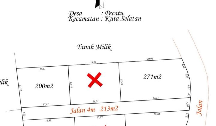 Tanah Premium Mulai Dari 2 Are Di Dekat Pantai Bingin