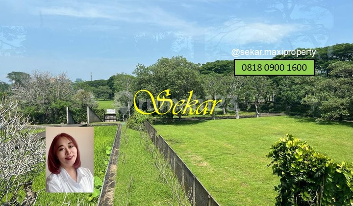 Golf Course Lot BSD, Direct View of People Playing Golf.