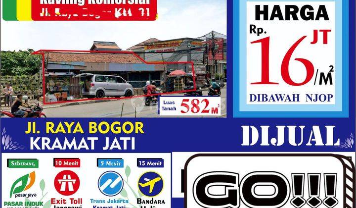 Dijual Cepat Kavling Kramat Jati, Harga Di Bawah NJOP 1