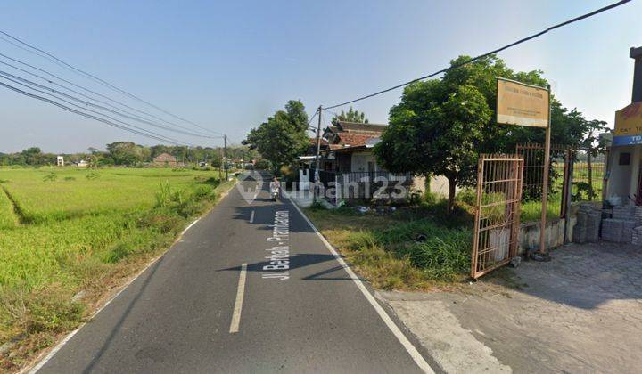 Tanah Pinggir Jalan Aspal Berbah Prambanan Cocok Untuk Usaha 2