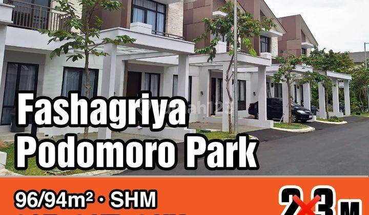 Jual Cepat Siap Huni Shm Podomoro Park Bandung 1