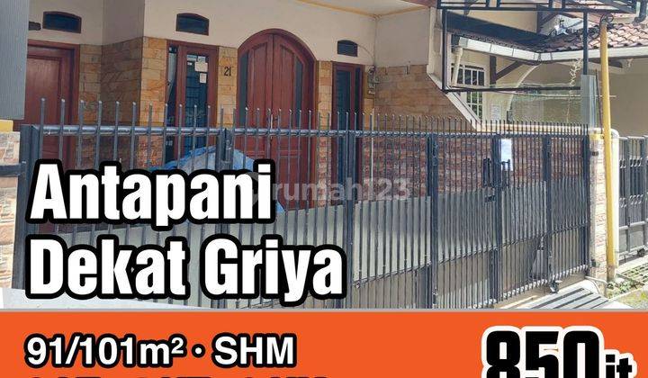 Jual Cepat Rumah Shm 2 Lantai Antapani 800 Jutaan  1