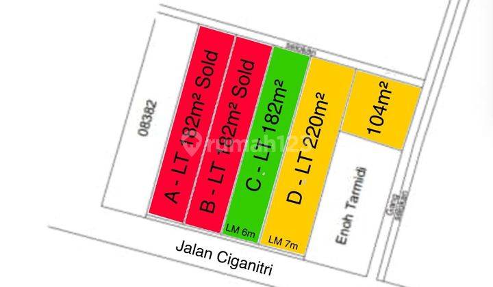 JUAL TANAH KAVLING DI CIGANITRI RAYA - BANDUNG 1