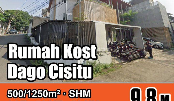 Jual Rumah Kost Cisitu Dago Dekat Kampus Itb,unikom,unpad 1