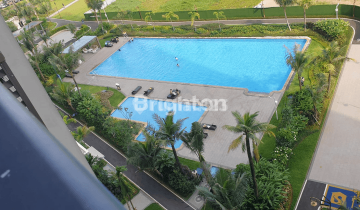 APARTEMEN STUDIO DI SKY HOUSE BSD TOWER LEONY VIEW KOLAM RENANG 1