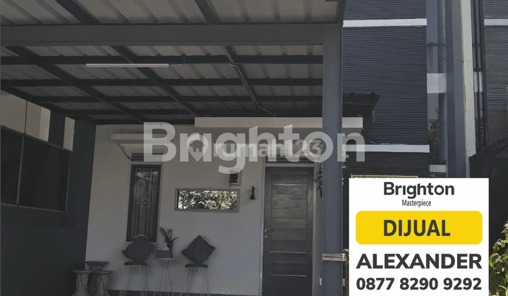 RUMAH 2 LANTAI FULL FURNISHED SIAP HUNI DI LINGKUNGAN NYAMAN DI GRAND SHARON 1