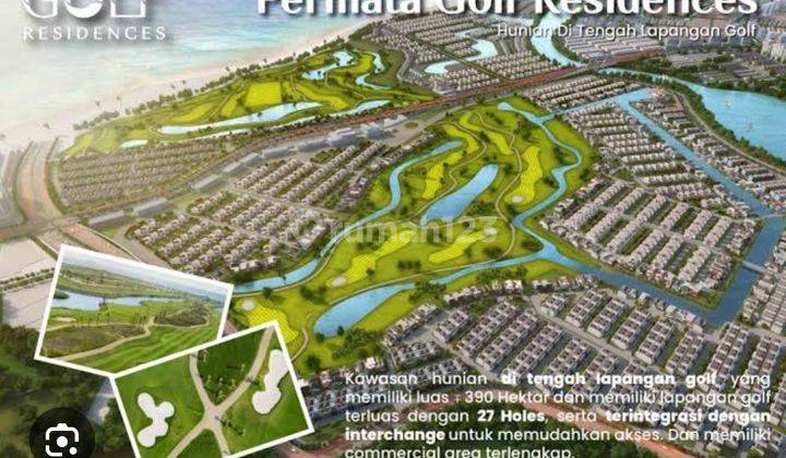 Dijual Kavling Permata Golf Residences Pik 2, Dijual Tanah Permata Golf Residences Pik 2 Tanah di Pantai indah kapuk , Golf Island 1